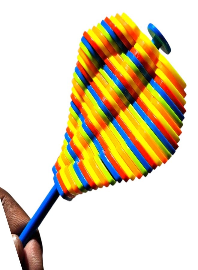 JNiL Candy Flower Toy for Kids, Stress Relief Toy - Colourful Twisting and Rotating Fidget Spinner, Durable, Fun Stress Buster Gift - Image 4